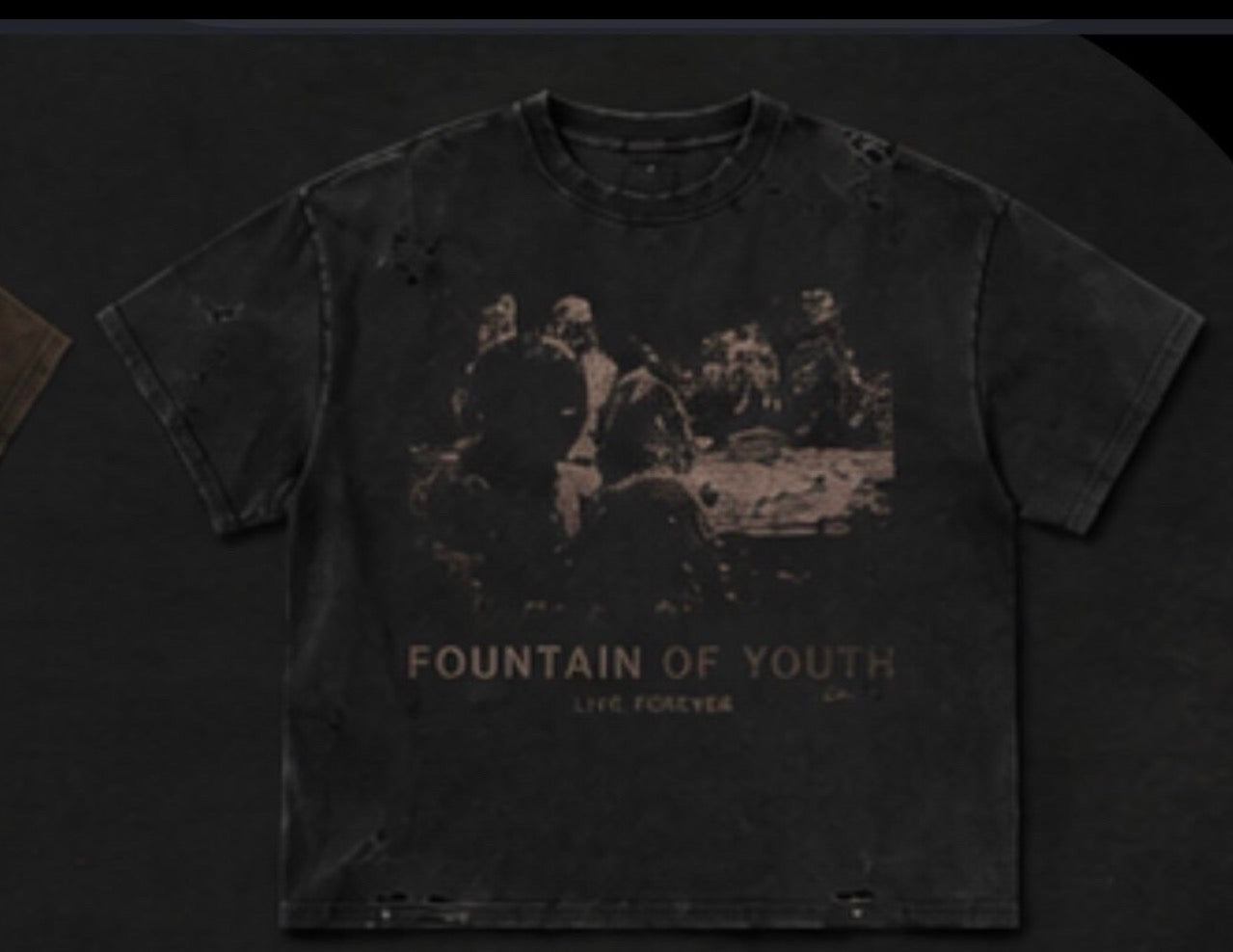 Black short sleeve T-shirt